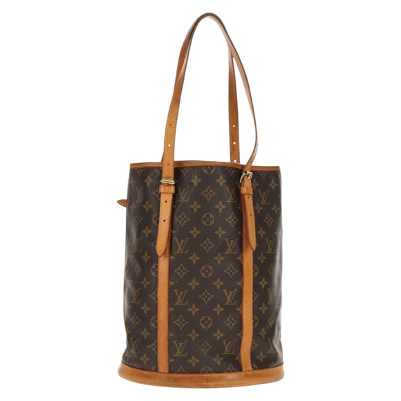 LOUIS VUITTON Monogram Bucket GM Shoulder Bag M42236 LV Auth 111218
