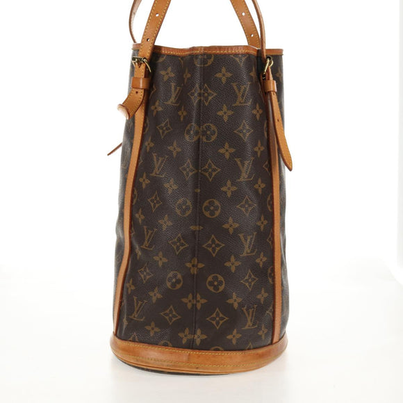 LOUIS VUITTON Monogram Bucket GM Shoulder Bag M42236 LV Auth 111218