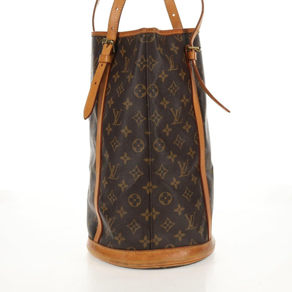 LOUIS VUITTON Monogram Bucket GM Shoulder Bag M42236 LV Auth 111218