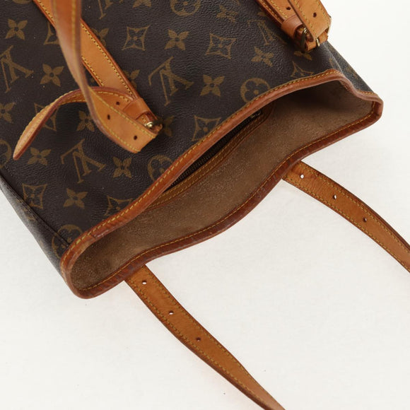 LOUIS VUITTON Monogram Bucket GM Shoulder Bag M42236 LV Auth 111218