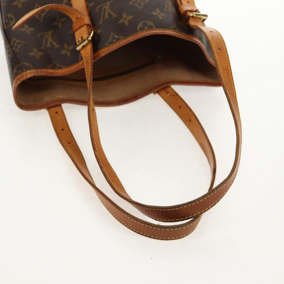 LOUIS VUITTON Monogram Bucket GM Shoulder Bag M42236 LV Auth 111218