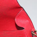 LOUIS VUITTON Epi Saint Cloud GM Shoulder Bag Red M52197 LV Auth 111225-9