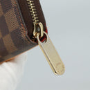 LOUIS VUITTON Damier Ebene Zippy Wallet 2015 Christmas Only N61240 Auth 111236-8