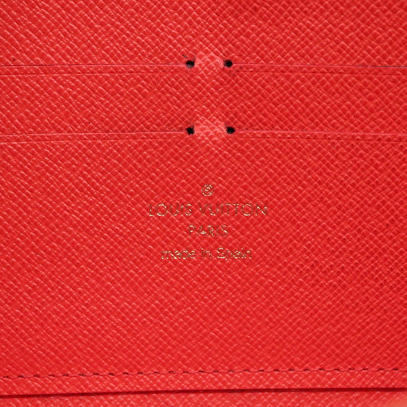 LOUIS VUITTON Damier Ebene Zippy Wallet 2015 Christmas Only N61240 Auth 111236