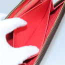 LOUIS VUITTON Damier Ebene Zippy Wallet 2015 Christmas Only N61240 Auth 111236-21