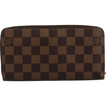 LOUIS VUITTON Damier Ebene Zippy Wallet 2015 Christmas Only N61240 Auth 111236 - 0
