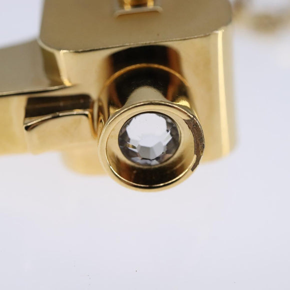 LOUIS VUITTON Porte Cles Cannes Key Holder metal Gold M65383 LV Auth 111243