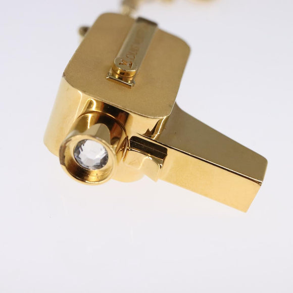 LOUIS VUITTON Porte Cles Cannes Key Holder metal Gold M65383 LV Auth 111243