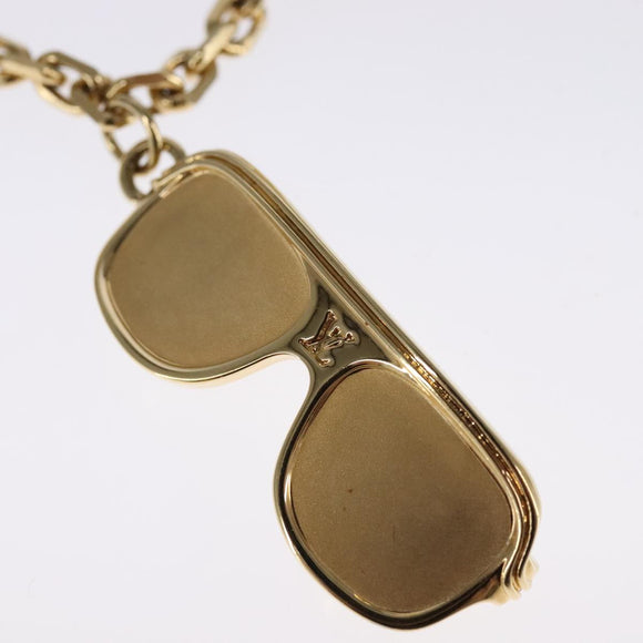 LOUIS VUITTON Porte Cles Cannes Key Holder metal Gold M65383 LV Auth 111243