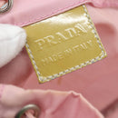 PRADA Pouch Nylon Pink Pink Auth 111259-9