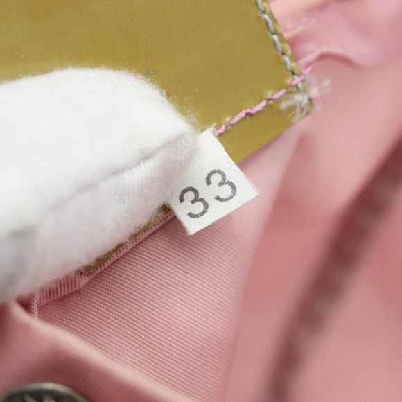 PRADA Pouch Nylon Pink Pink Auth 111259