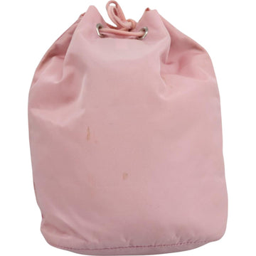 PRADA Pouch Nylon Pink Pink Auth 111259 - 0