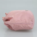 PRADA Pouch Nylon Pink Pink Auth 111259-3