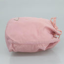 PRADA Pouch Nylon Pink Pink Auth 111259-4