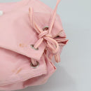 PRADA Pouch Nylon Pink Pink Auth 111259-5