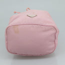 PRADA Pouch Nylon Pink Pink Auth 111259-6