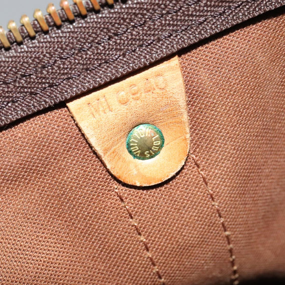 LOUIS VUITTON Monogram Keepall 60 Boston Bag M41422 LV Auth 111294