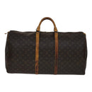 LOUIS VUITTON Monogram Keepall 60 Boston Bag M41422 LV Auth 111294-2