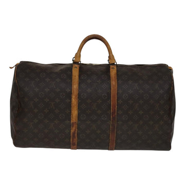 LOUIS VUITTON Monogram Keepall 60 Boston Bag M41422 LV Auth 111294 - 0