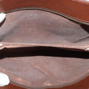 Burberrys Nova Check Shoulder Bag PVC Beige Brown gold Auth 111302-11