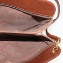 Burberrys Nova Check Shoulder Bag PVC Beige Brown gold Auth 111302-17