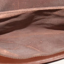 Burberrys Nova Check Shoulder Bag PVC Beige Brown gold Auth 111302-12