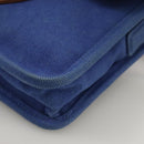 PRADA Shoulder Bag Canvas Blue Auth 111326-14