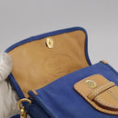 PRADA Shoulder Bag Canvas Blue Auth 111326-10