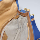 PRADA Shoulder Bag Canvas Blue Auth 111326-21