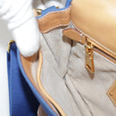 PRADA Shoulder Bag Canvas Blue Auth 111326-22