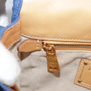 PRADA Shoulder Bag Canvas Blue Auth 111326-23