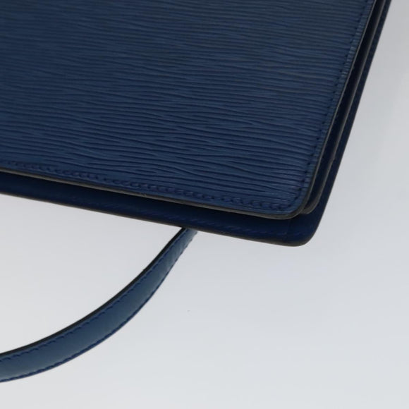 LOUIS VUITTON Epi Capuchin Shoulder Bag Blue M52345 LV Auth 111338