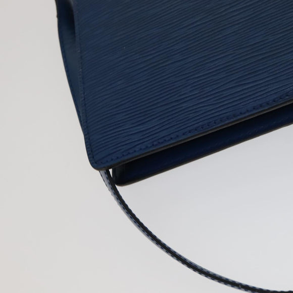 LOUIS VUITTON Epi Capuchin Shoulder Bag Blue M52345 LV Auth 111338