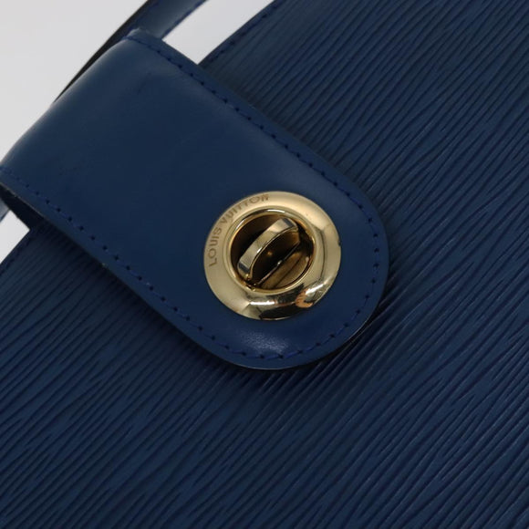 LOUIS VUITTON Epi Capuchin Shoulder Bag Blue M52345 LV Auth 111338