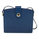 LOUIS VUITTON Epi Capuchin Shoulder Bag Blue M52345 LV Auth 111338-13