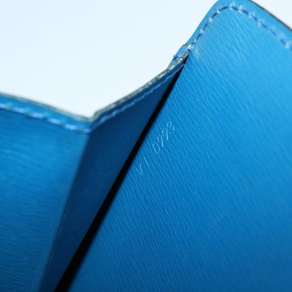 LOUIS VUITTON Epi Capuchin Shoulder Bag Blue M52345 LV Auth 111338