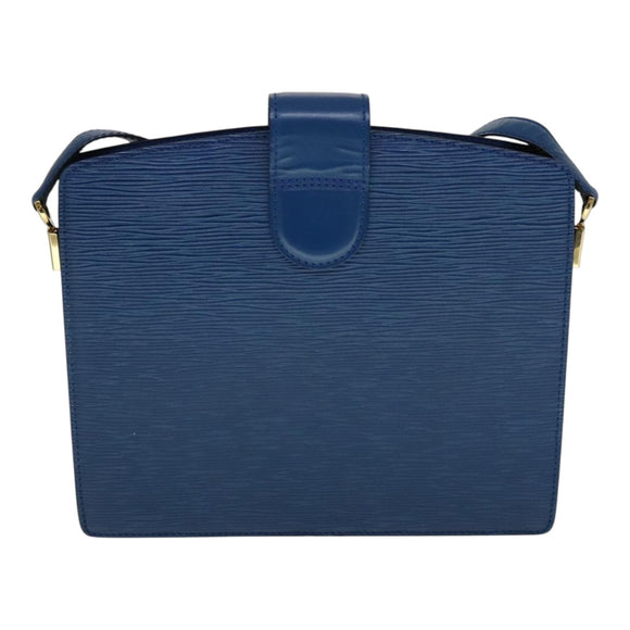 LOUIS VUITTON Epi Capuchin Shoulder Bag Blue M52345 LV Auth 111338