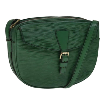 LOUIS VUITTON Epi Jeune Fille MM Shoulder Bag Green M52154 LV Auth 111341