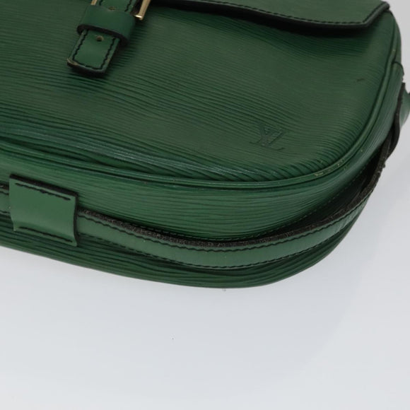 LOUIS VUITTON Epi Jeune Fille MM Shoulder Bag Green M52154 LV Auth 111341