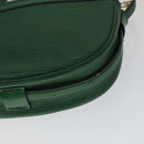 LOUIS VUITTON Epi Jeune Fille MM Shoulder Bag Green M52154 LV Auth 111341-17