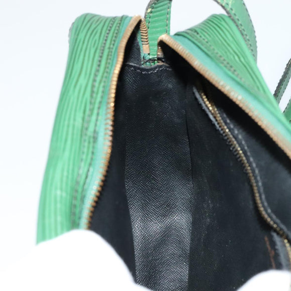 LOUIS VUITTON Epi Jeune Fille MM Shoulder Bag Green M52154 LV Auth 111341