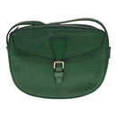 LOUIS VUITTON Epi Jeune Fille MM Shoulder Bag Green M52154 LV Auth 111341-13