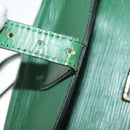 LOUIS VUITTON Epi Jeune Fille MM Shoulder Bag Green M52154 LV Auth 111341-10