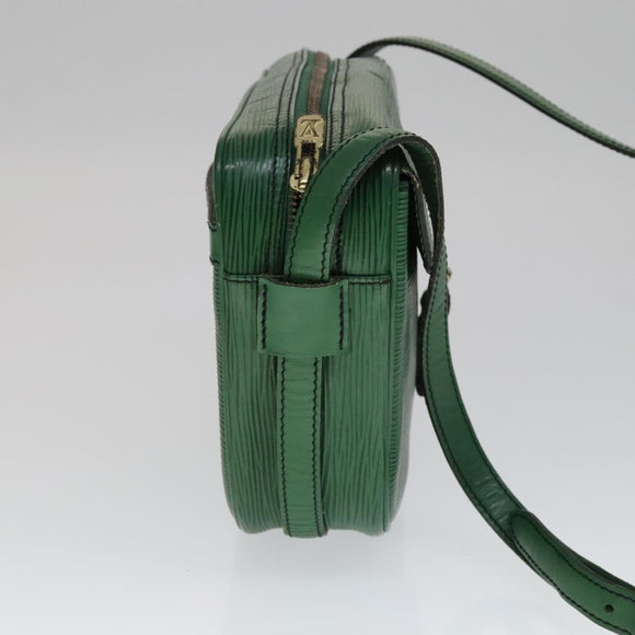 LOUIS VUITTON Epi Jeune Fille MM Shoulder Bag Green M52154 LV Auth 111341