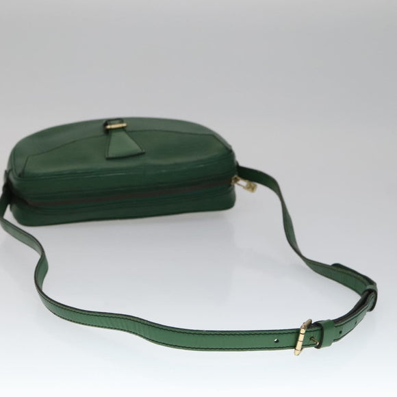 LOUIS VUITTON Epi Jeune Fille MM Shoulder Bag Green M52154 LV Auth 111341