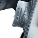 Salvatore Ferragamo Gancini Shoulder Bag Leather Navy Gold Auth 111348V-12