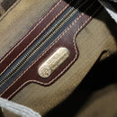 FENDI Zucca Canvas Backpack Brown Black gold Auth 111351-21