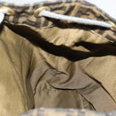 FENDI Zucca Canvas Backpack Brown Black gold Auth 111351-22