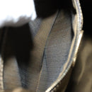 FENDI Zucca Canvas Backpack Brown Black gold Auth 111351-24