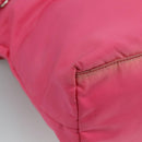 PRADA Tote Bag Nylon Pink Silver Auth 111353-13